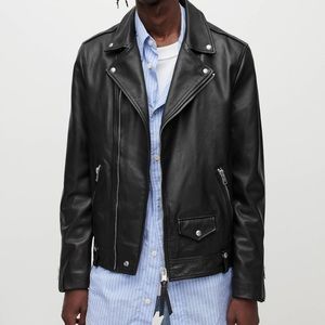 All Saints Lamb Leather Jacket